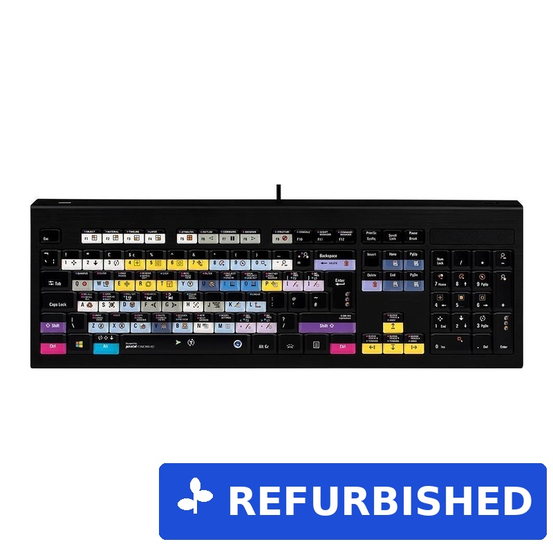 Logickeyboard Astra USB Englisch Schwarz - Mehrfarben (LKB-C4DB-APBH-UK) (B-Ware)