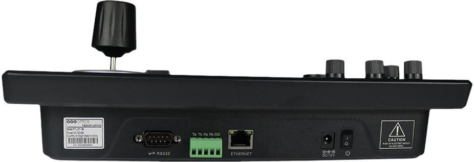 PTZOptics PT-JOY-G4 Joystick-Controller für CCTV-Kameras, Schwarz/Silber