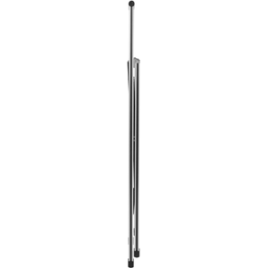 WENKO Alu-Design Klapptrittleiter 3-stufig Haushaltsleiter (601012100)