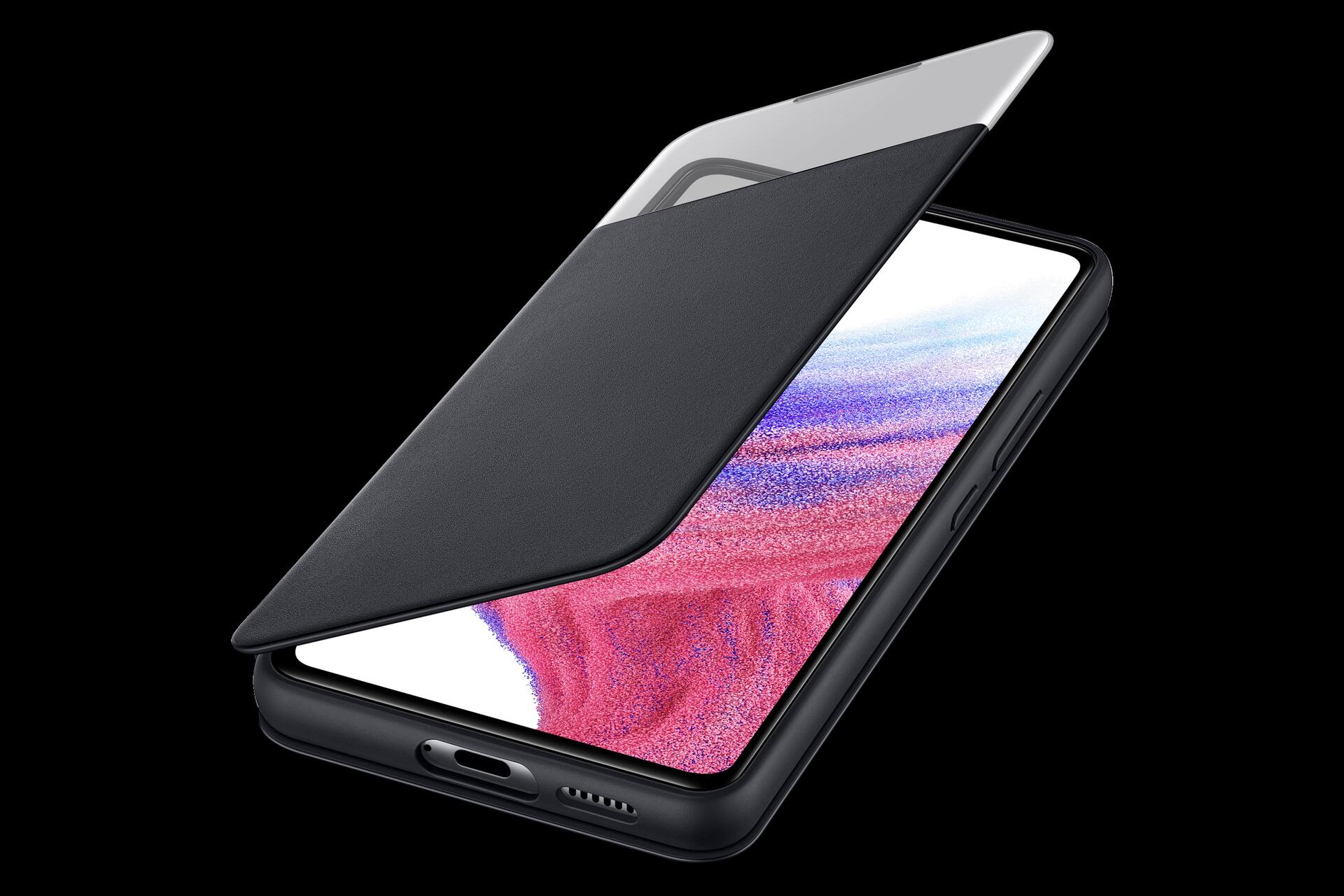 Samsung S-View - Flip-Hülle für Mobiltelefon (EF-EA536PBEGEW)