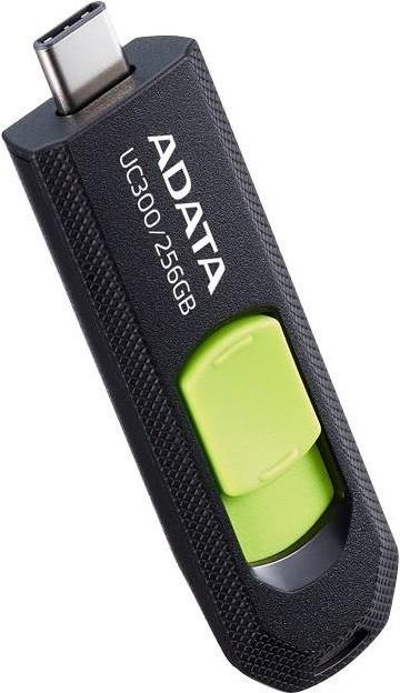 ADATA UC300 USB-Stick 256 GB USB Typ-C 3.2 Gen 1 (3.1 Gen 1) Schwarz - Grün (ACHO-UC300-256G-RBK/GN)