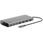 Belkin INC015BTSGY-CZ laptop-dockingstation & portreplikator Kabelgebunden USB 3.2 Gen 1 (3.1 Gen 1) Type-C Aluminium (INC015BTSGY-CZ)