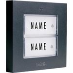 m-e modern-electronics 41273 Funkklingel Sender mit Namensschild (41273)