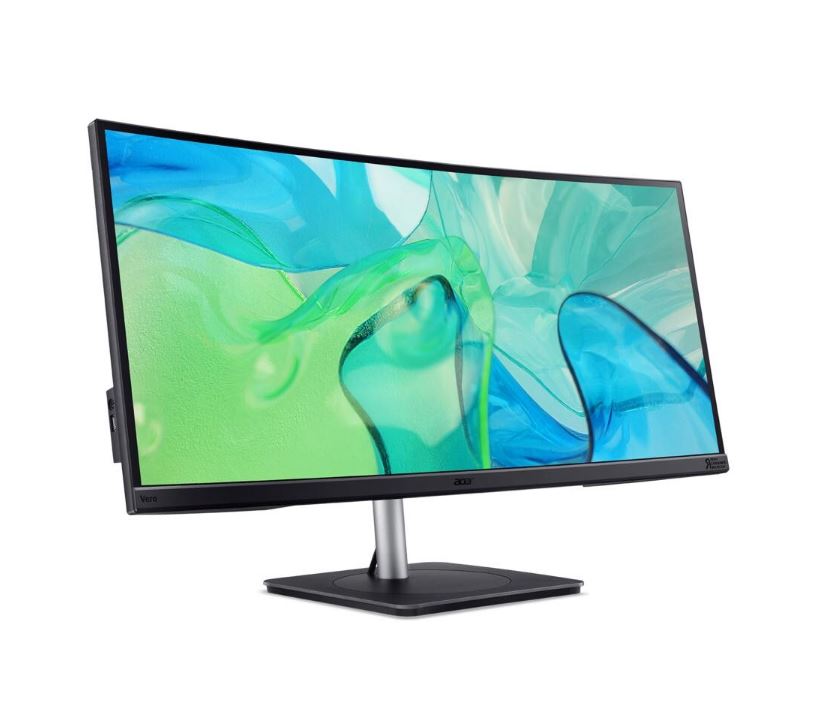 Acer Vero CB3 CB343CURJ0bemiiprcuzx 34" Curved WQHD Monitor 3440x1440 VA 120Hz USB-C Hub Webcam