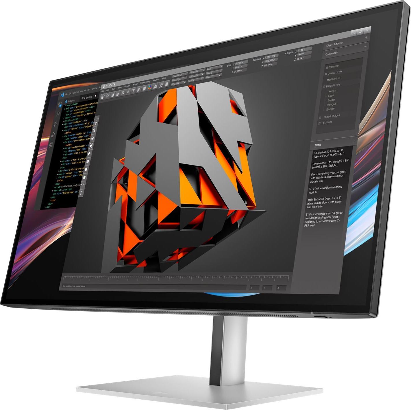 HP Series 7 Pro 727pk 27" 4K UHD IPS Black Thunderbolt 4 Monitor Schwarz, Silber