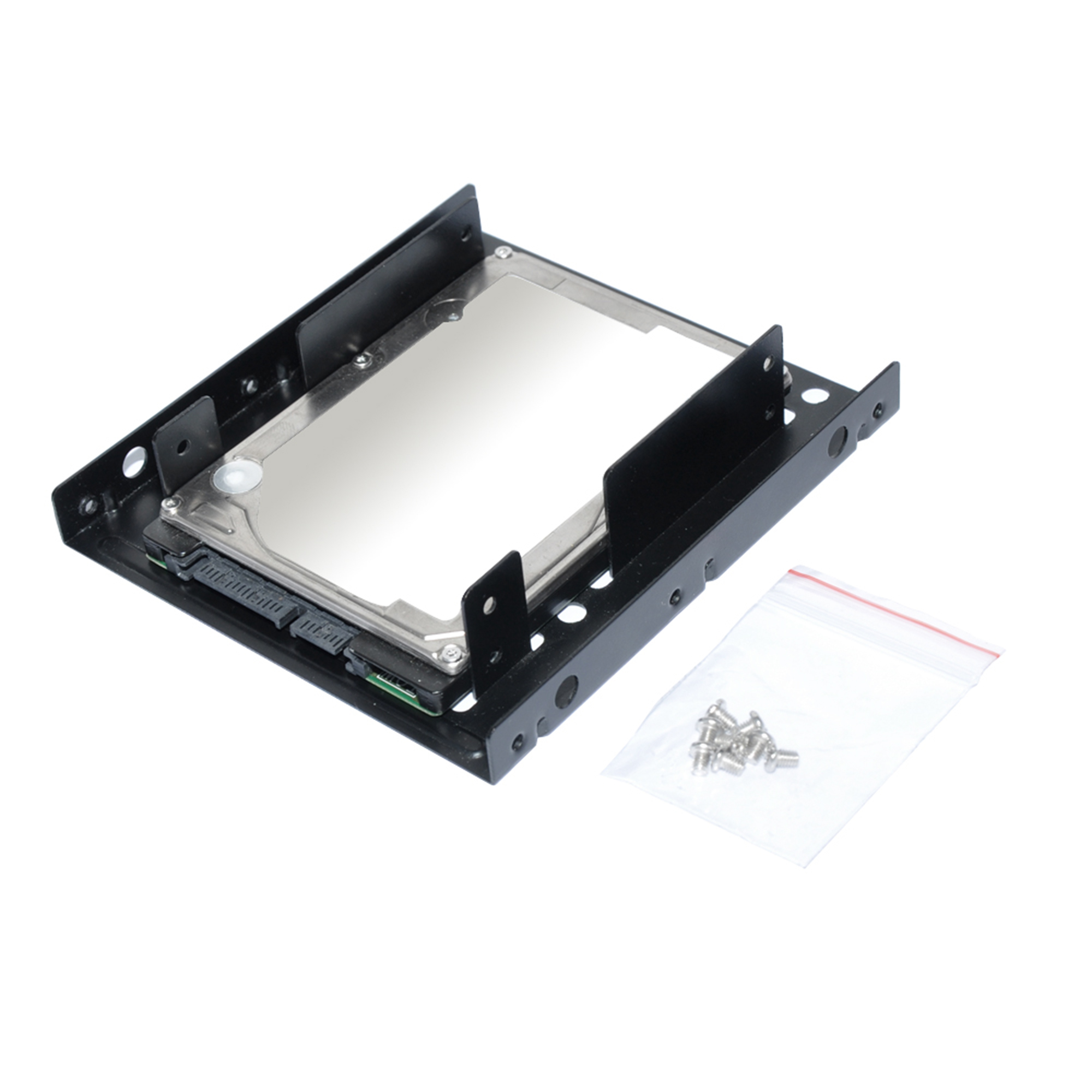 Ultron 377215 Einbaurahmen 2x 2.5" SSD/HDD Metall Schwarz