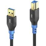 PureLink USB-A>B Kabel 1m FlexInstall FI-U300-010 (FI-U300-010)