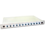 Lightwin LWL Spleissbox, 12 Fasern, 12x SC Singlemode, 9/125µm OS2 G657.A1 Pigtail Spleißboxen (SPBOX 12E09 OS2 SC)