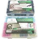 Quadrios 2107C407 Stoßverbinder 0.3 mm² 6 mm² Vollisoliert Schwarz, Transparent 1140 St. (2107C407)