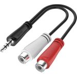 Hama Audio-Adapter Stereo Mini-Klinkenstecker (M) bis RCA (W) (00200350)