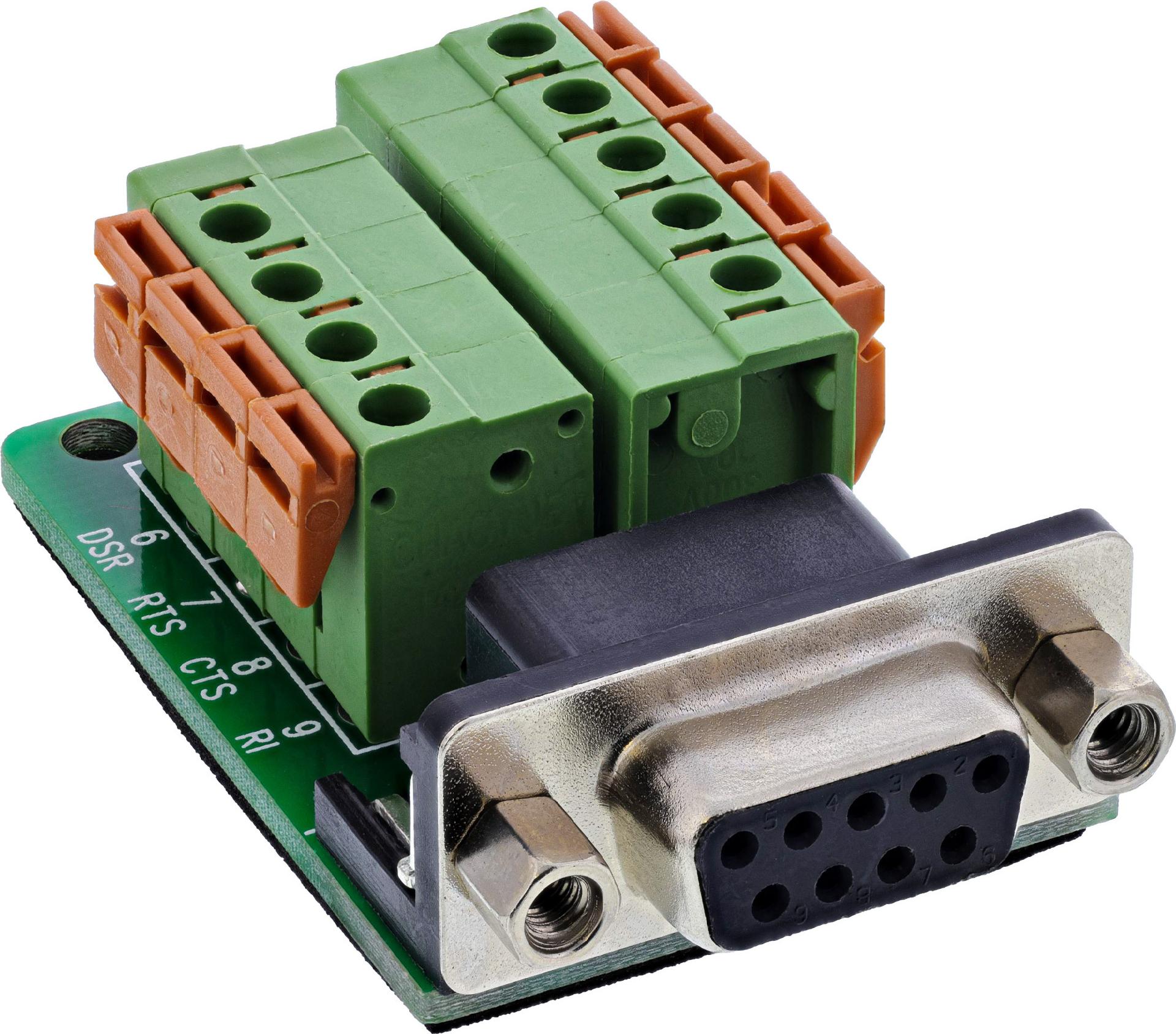 InLine Terminalblock D-Sub 9 Buchse (92501A)