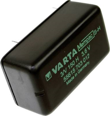 Varta Mempac 3/V150H Knopfzellen-Akku Mempec NiMH 150 mAh 3.6 V 1 St. (55615703012)