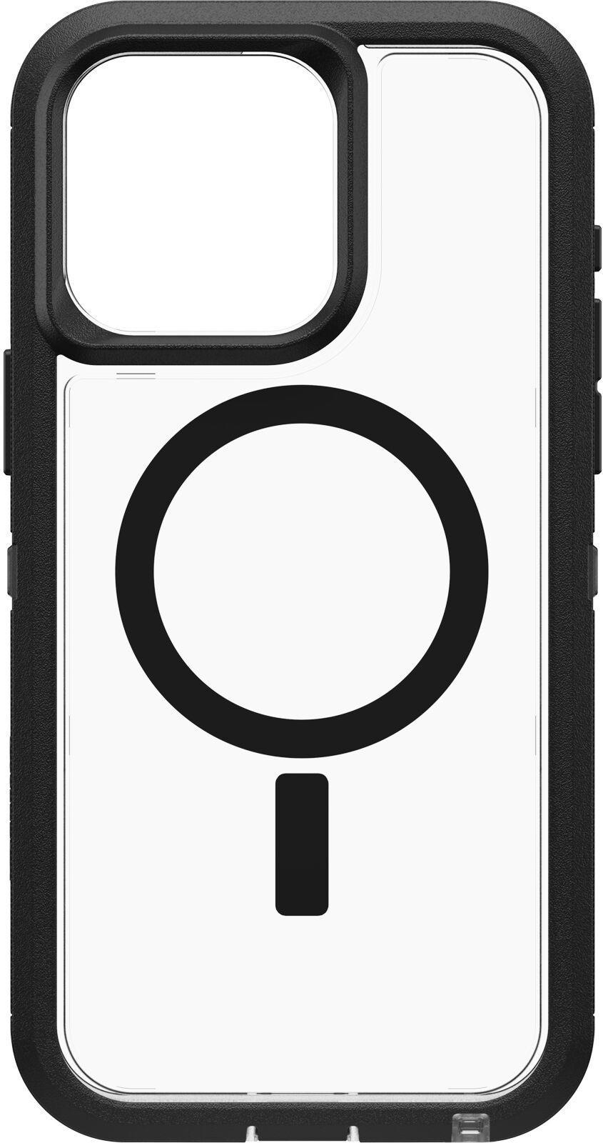 OtterBox Defender XT Hülle für iPhone 15 Pro Max Dark Side transparent schwarz (77-93313)