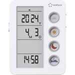 Renkforce RF-4883628 Wecker Weiß Medikamenten-Erinnerung (RF-4883628)