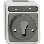 MERTEN Rollladen-Tast-Rast f.Schliesszylinder lichtgr AQUASTAR MEG3 MEG3717-8029 (MEG3717-8029)