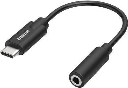 Hama 00300094 Audio-Kabel 3.5mm USB Typ-C Schwarz (00300094)