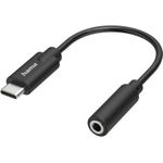 Hama 00300094 Audio-Kabel 3.5mm USB Typ-C Schwarz (00300094)