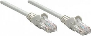 Intellinet Network Patch Cable, Cat6, 10m, Grey, Copper, U/UTP, PVC, RJ45, Gold Plated Contacts, Snagless, Booted, Lifetime Warranty, Polybag (738170)