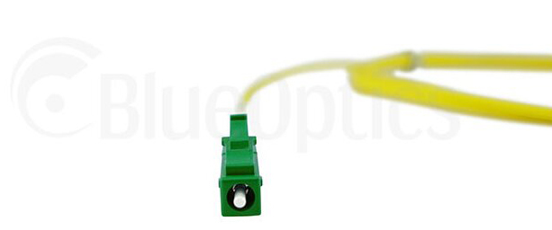 BlueOptics Simplex LWL Patchkabel LC-UPC/LC-APC Singlemode OS2 G.657.A1 2 m, LSZH Gelb