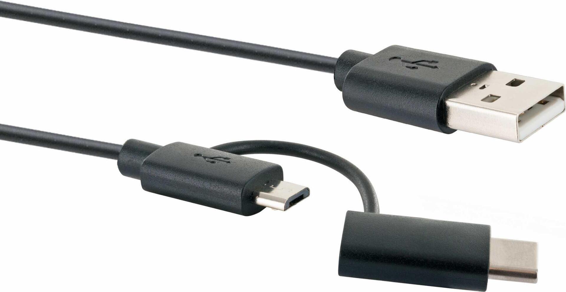 Schwaiger CK 3112 USB Kabel 1 m 2.0 USB A Micro-USB B Schwarz (CK3112533)