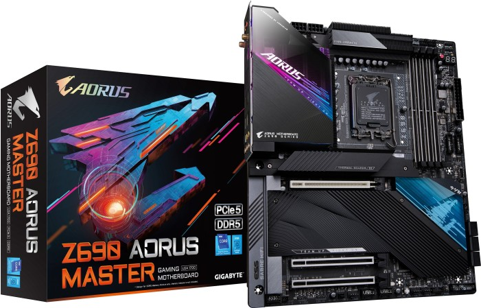Gigabyte Z690 AORUS MASTER Motherboard Intel Z690 Express LGA 1700 Erweitertes ATX (Z690 AORUS MASTER)