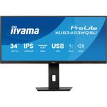 Iiyama ProLite XUB3493WQSU-B6, LED-Monitor 86.7 cm (34 Zoll), schwarz (matt), QHD, IPS, 120 Hz, HDMI, 120Hz Panel (XUB3493WQSU-B6) (geöffnet)