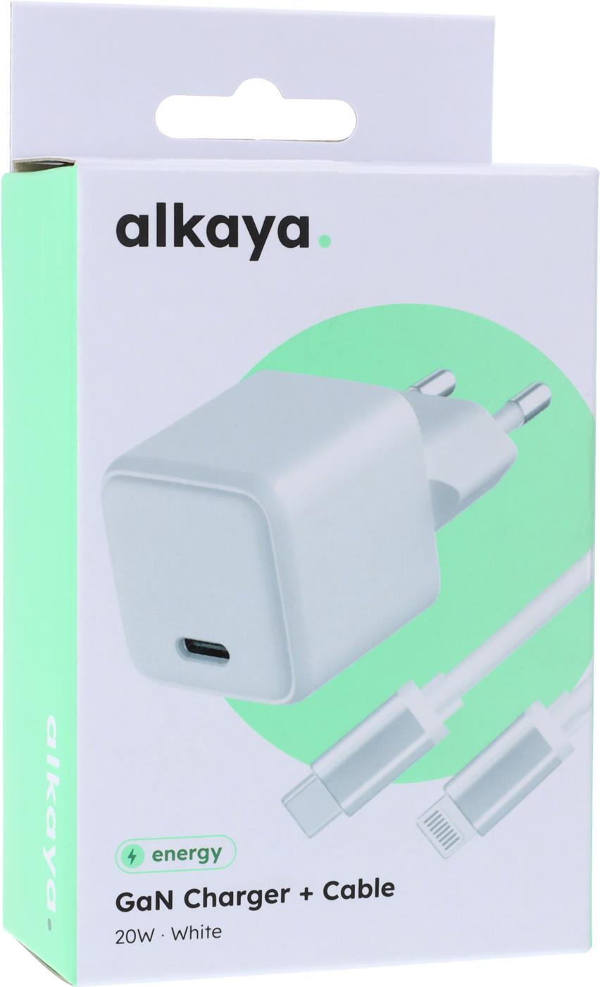 alkaya NEXUS Speed Flex Charger Set GaN Technologie 20W weiss (C2-70004)