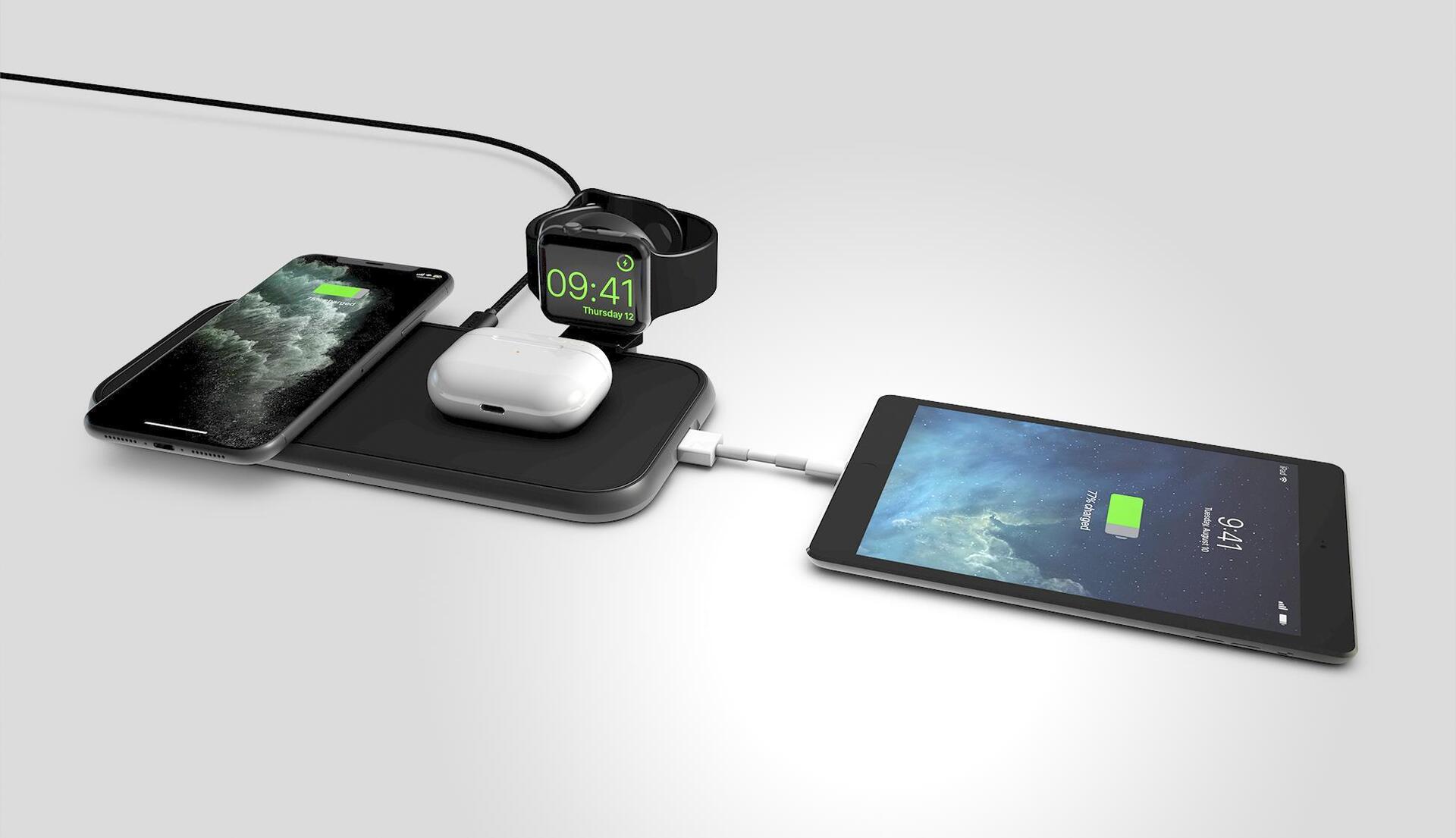 ZENS ZEDC14B 4-in-1 Wireless Ladegerät Schwarz