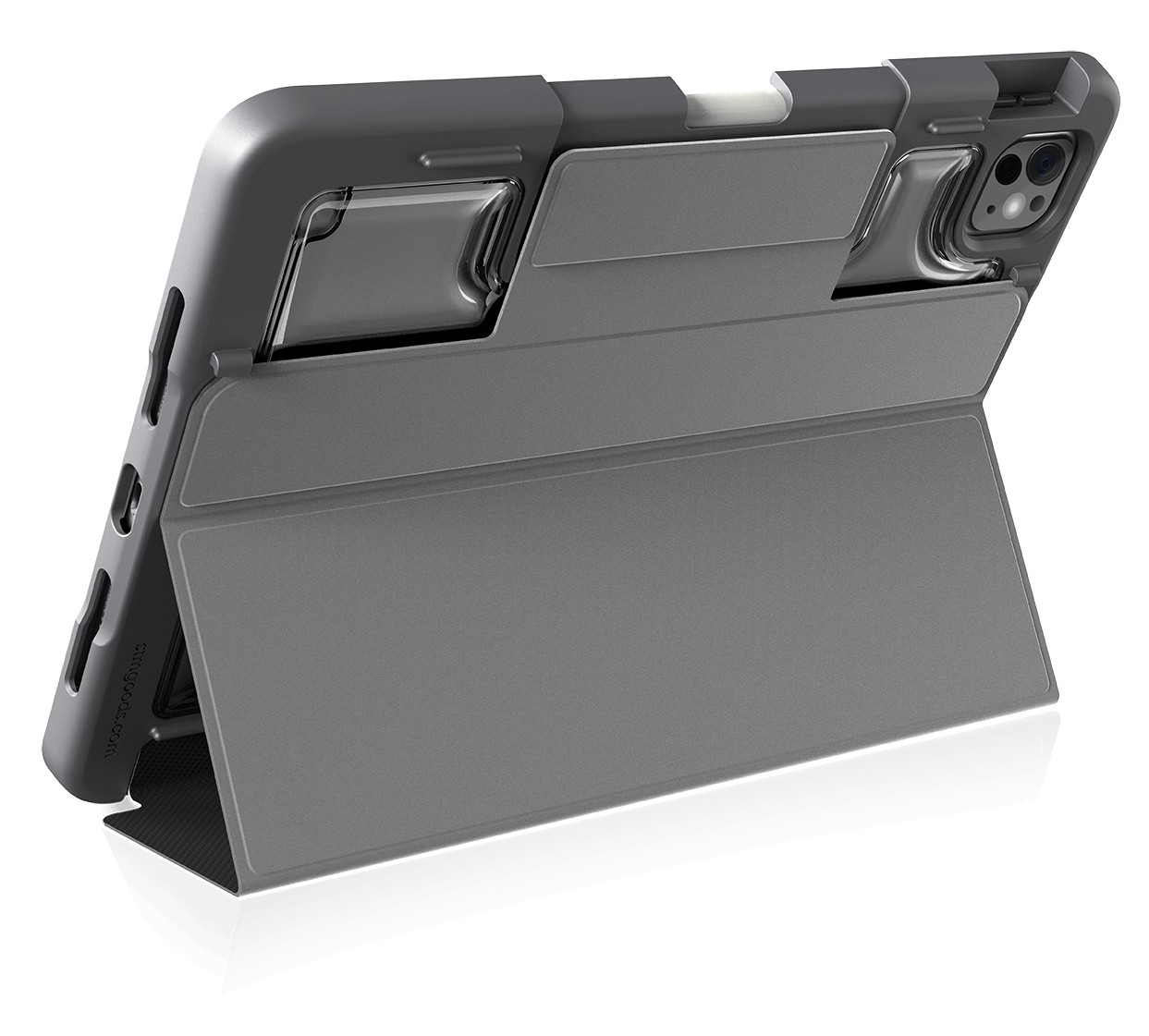 STM Dux Plus 13" Tablet-Schutzhülle Folio Schwarz, Transparent