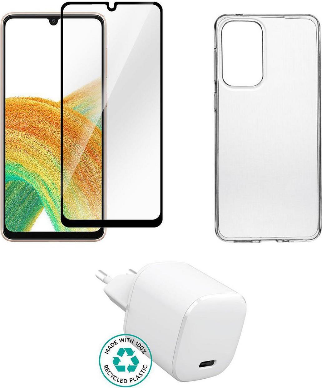 eSTUFF Kit for Samsung Galaxy A53 5G. Charger Cover Glass. - Ladegerät (ES-KIT-SAMGALA535G)