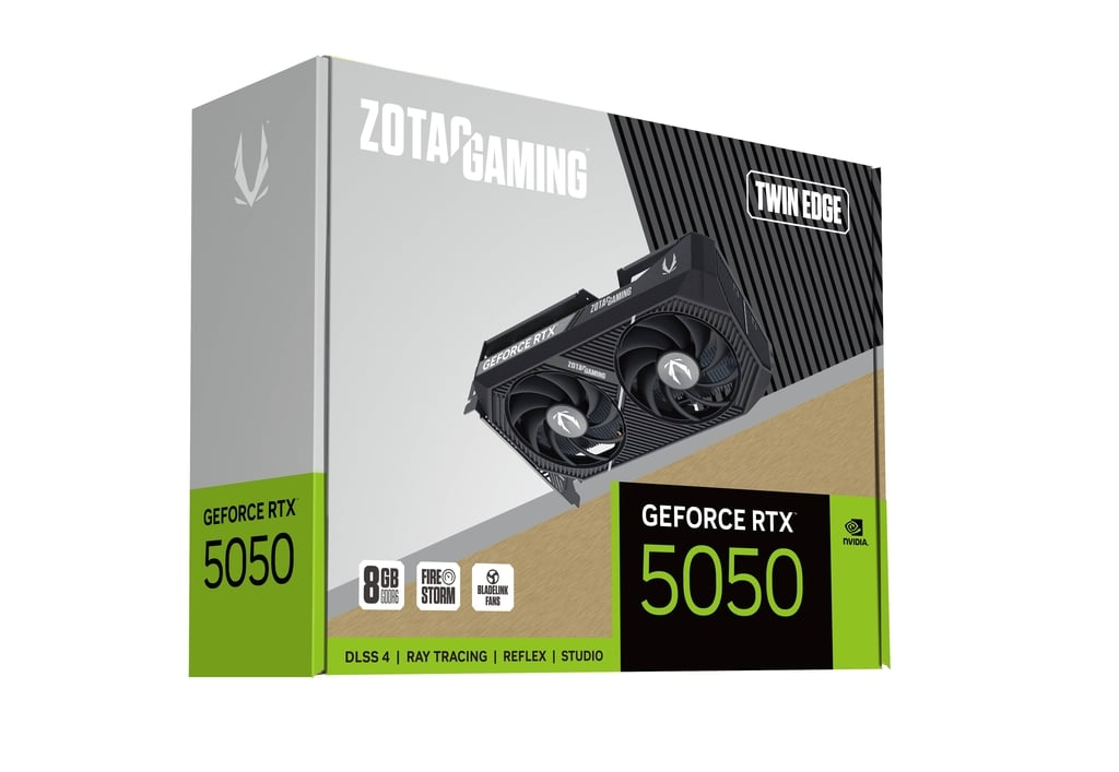 ZOTAC GAMING GeForce RTX 5050 Twin Edge 8 GB GDDR6 Schwarz