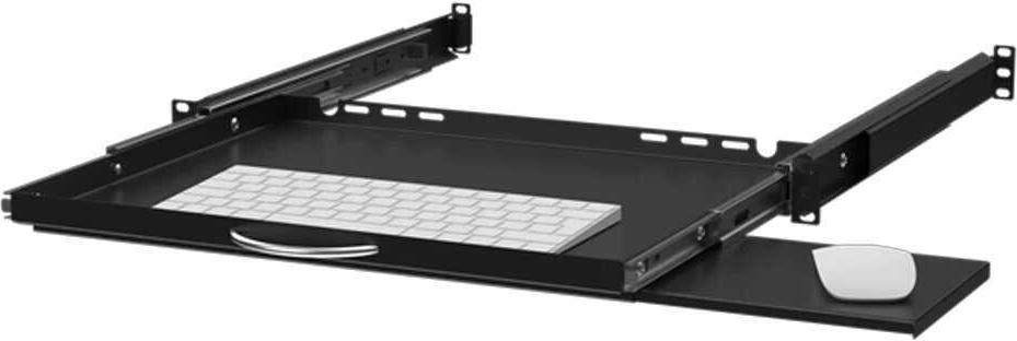 IT-BUDGET 19"-Ausziehbarer Fachboden für die Ablage von Maus und Tastatur (90ITB19AF1HE350B)