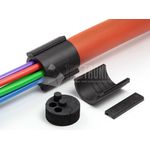 Lightwin Teilbare Rohrabdichtung für versch. Rohrdurchmesser, für 50mm Rohre FTTx (822683F)