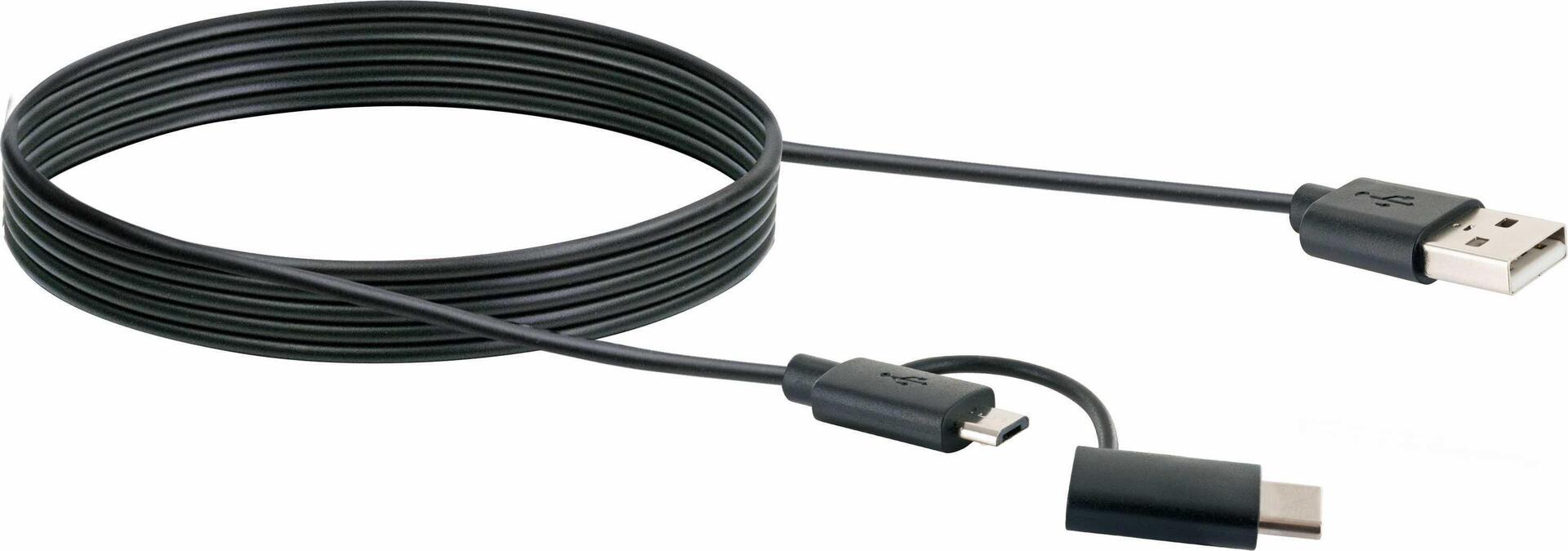Schwaiger CK 3112 USB Kabel 1 m 2.0 USB A Micro-USB B Schwarz (CK3112533)