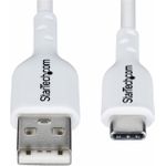StarTech.com 2m (6.6ft) White USB-A to USB-C Charging Cable/Cord, M/M (USB2AC2MNCWHE)