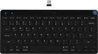 JLab GO Wireless Bluetooth-Tastatur, DE-Layout Mehrere Verbindungsoptionen, ?Multifunktionaler Medienregler (IEUDEKGOKEYBRBLK4)