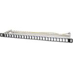 Intellinet 24-Port Patchpanel geschirmt und unbestückt 0.5HE (721011)