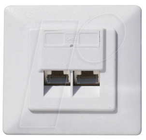 SHIVERPEAKS SHVP 74276 - CAT.6A Anschlußdosen SET 2-Fach reinweiß (BS74276)