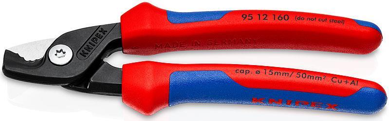 Knipex StepCut Power cable cutter Schwarz (95 12 160)