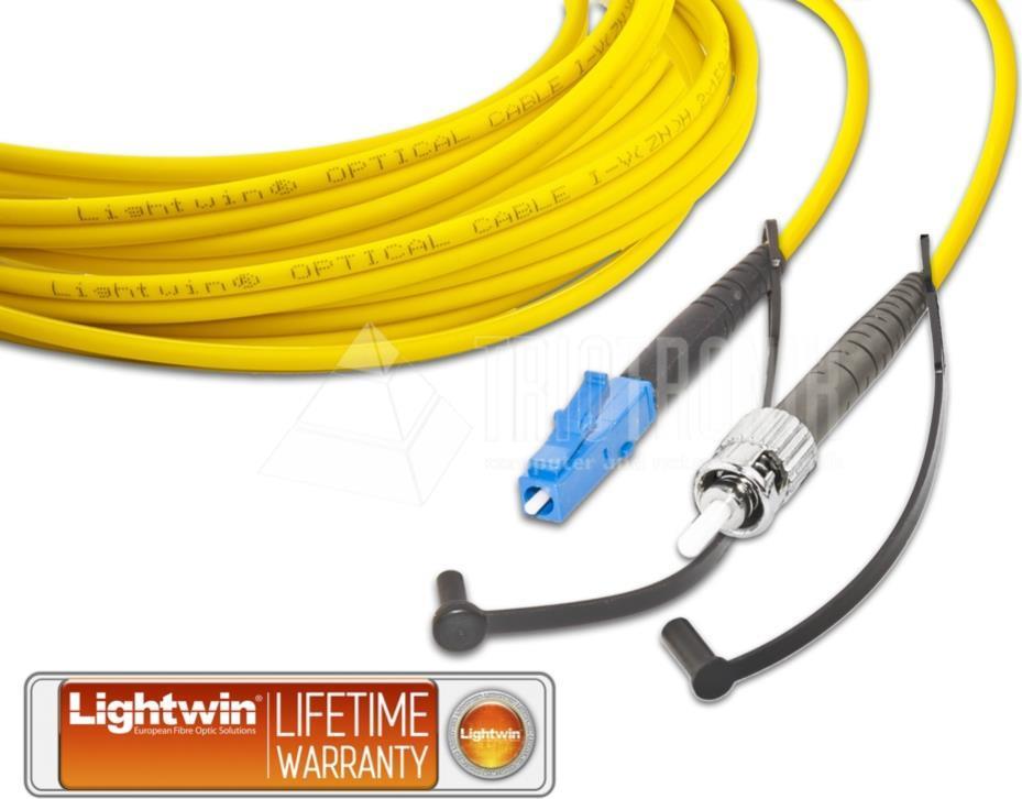 Lightwin High Quality Simplex LWL Patchkabel, SM, LC - ST LWL Patchkabel (LSP-09 LC-ST 1.0)