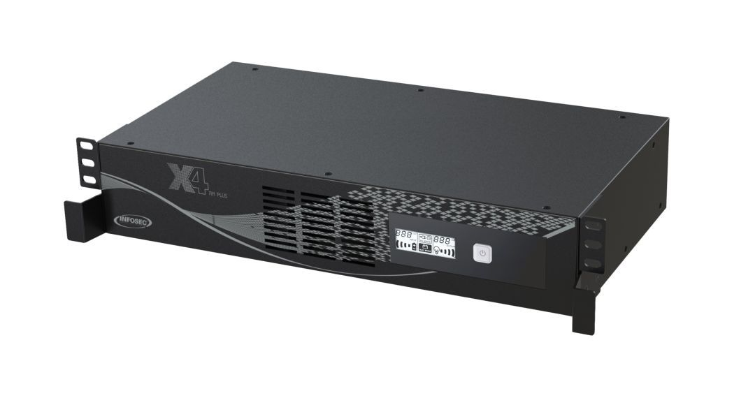 Infosec X4 RM Plus 600 USV Line-Interaktiv 600 VA 360 W Rackmount 2U Schwarz