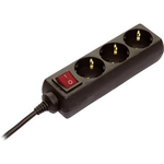 as - Schwabe 11362 Steckdosenleiste mit Schalter Schwarz Schutzkontakt (11362)