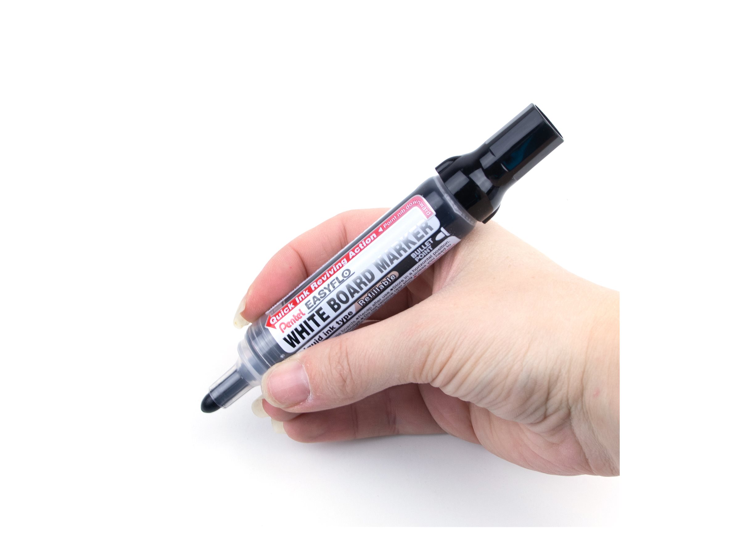 Pentel EASYFLO MW50M Whiteboard-Marker Rundspitze 2,5 mm Schwarz