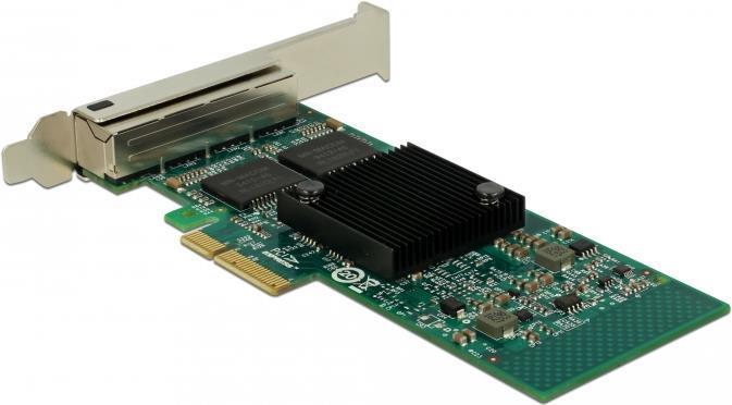 DeLock PCI Express Card > 4 x Gigabit LAN (89946)