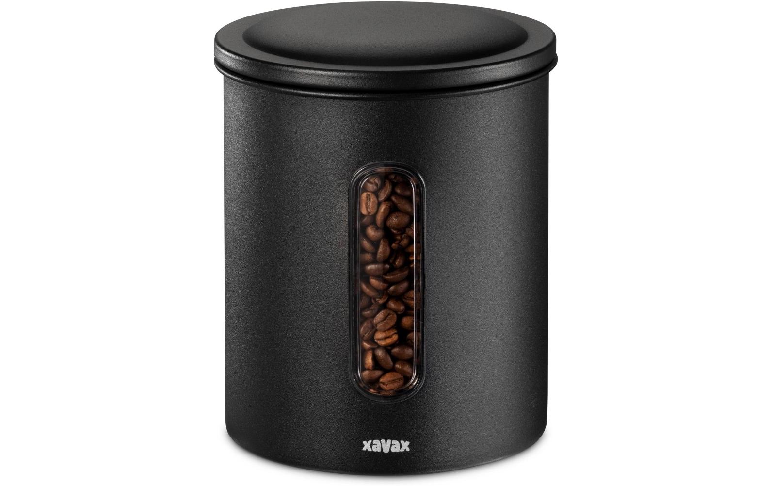 Xavax 00111275 Kaffeedose Stahl Rund 0,7 l Schwarz