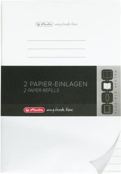 Herlitz 50034123 Notizbuch A5 80 Blätter Weiß (50034123)