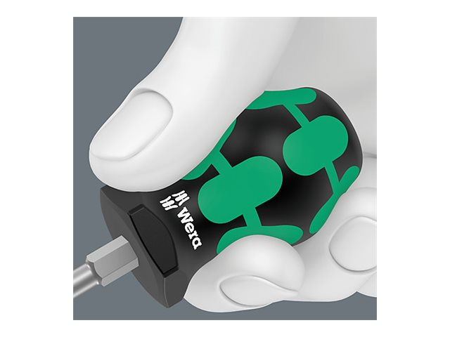 Wera Kraftform Plus Series 300 Stubby Set TX 1 Schraubendrehersatz 5-teilig Torx T10–T30 Schwarz, Grün
