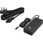 Conceptronic OZUL03BUK 100W GaN USB PD Desktop-Ladegerät, Integriertes USB-C-Kabel, UK-Stecker. Zweck: Universal, Netzteiltyp: Drinnen, Eingangsspannung: 100 - 240 V. USB-Stecker: USB Typ-C. Produktfarbe: Schwarz. Nachhaltigkeitszertifikate: CE, RoHS. Kabellänge: 2,7 m, Breite: 131,5 mm, Tiefe: 57,5 mm (OZUL03BUK)