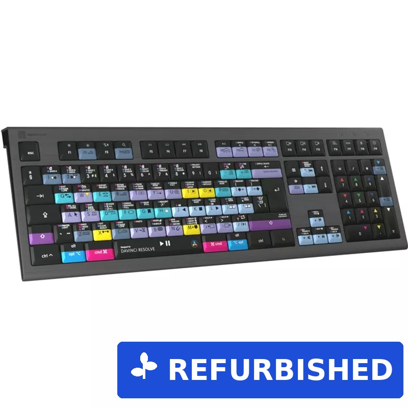 Logickeyboard ASTRA 2 Tastatur USB QWERTY Englisch Schwarz (LKB-RESB-A2M-UK) (B-Ware)