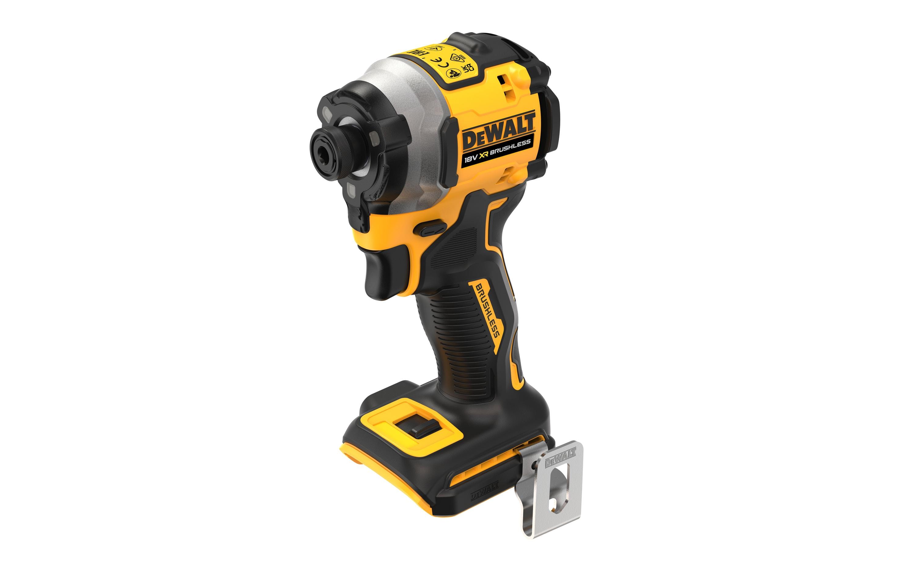 DeWalt DCF850NT-XJ Akku-Schlagschrauber 1/4" 18 V 206 Nm Schwarz, Gelb